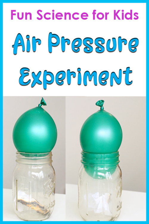 Balloon Air Pressure Science Experiment