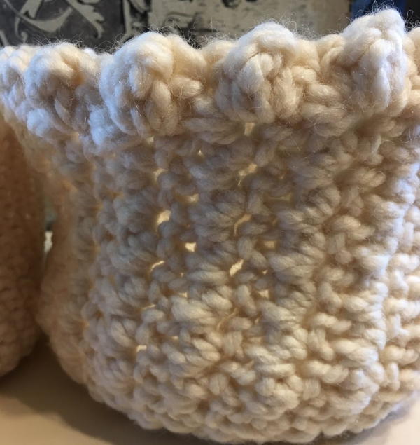 Crowning Touch Crochet Basket Pattern