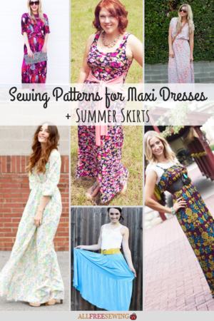 29 Sewing Patterns for Maxi Dresses + Summer Skirt Patterns