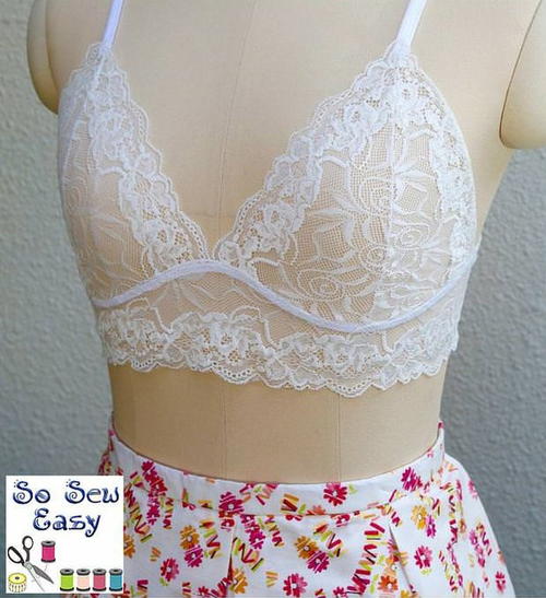 Sewing the Bralette Video Tutorial and Pattern