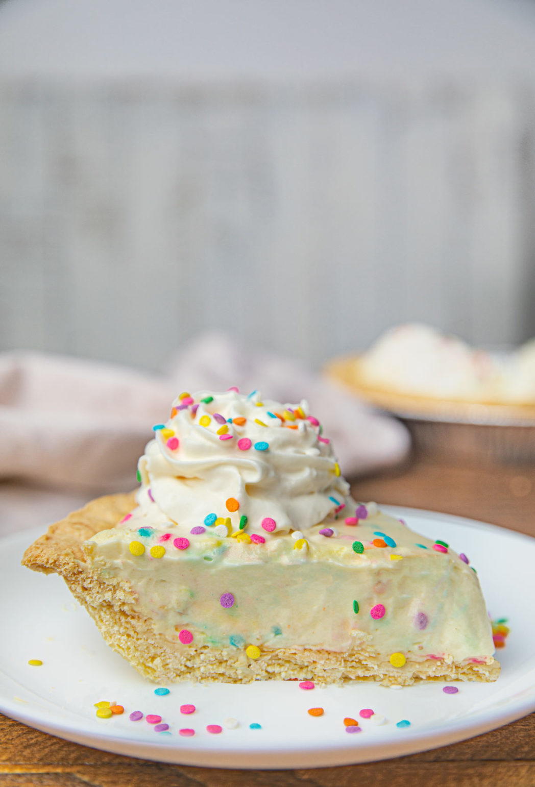 Birthday Cake Pie | TheBestDessertRecipes.com