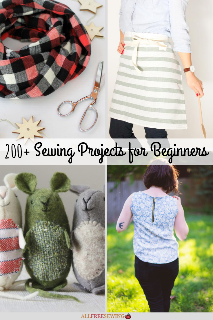 200+ Sewing Projects For Beginners | AllFreeSewing.com