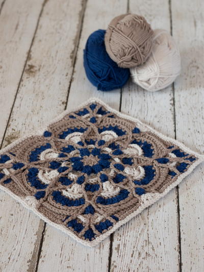Perfectly Provincial 12" Crochet Square Pattern