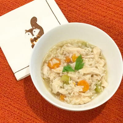 Easy Chicken and Rice Instant Pot Soup