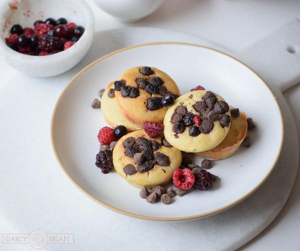 Quick and Easy Pumpkin Chocolate Chip Pancake Bites