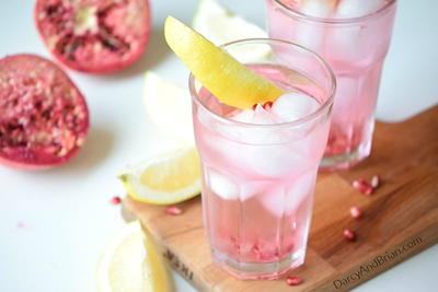 Pomegranate Lemon Mocktail
