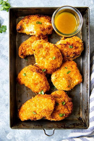 Oven Fried Coconut Chicken