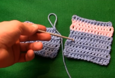 How to Change Colors without Knots: Left Handed Version