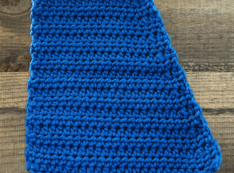 How to Crochet Two Half Double Stitches Together into a Decrease Stitch ...