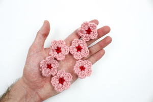 Crochet Cherry Blossoms