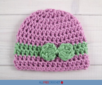 Wrapped With Love Preemie Crochet Hat