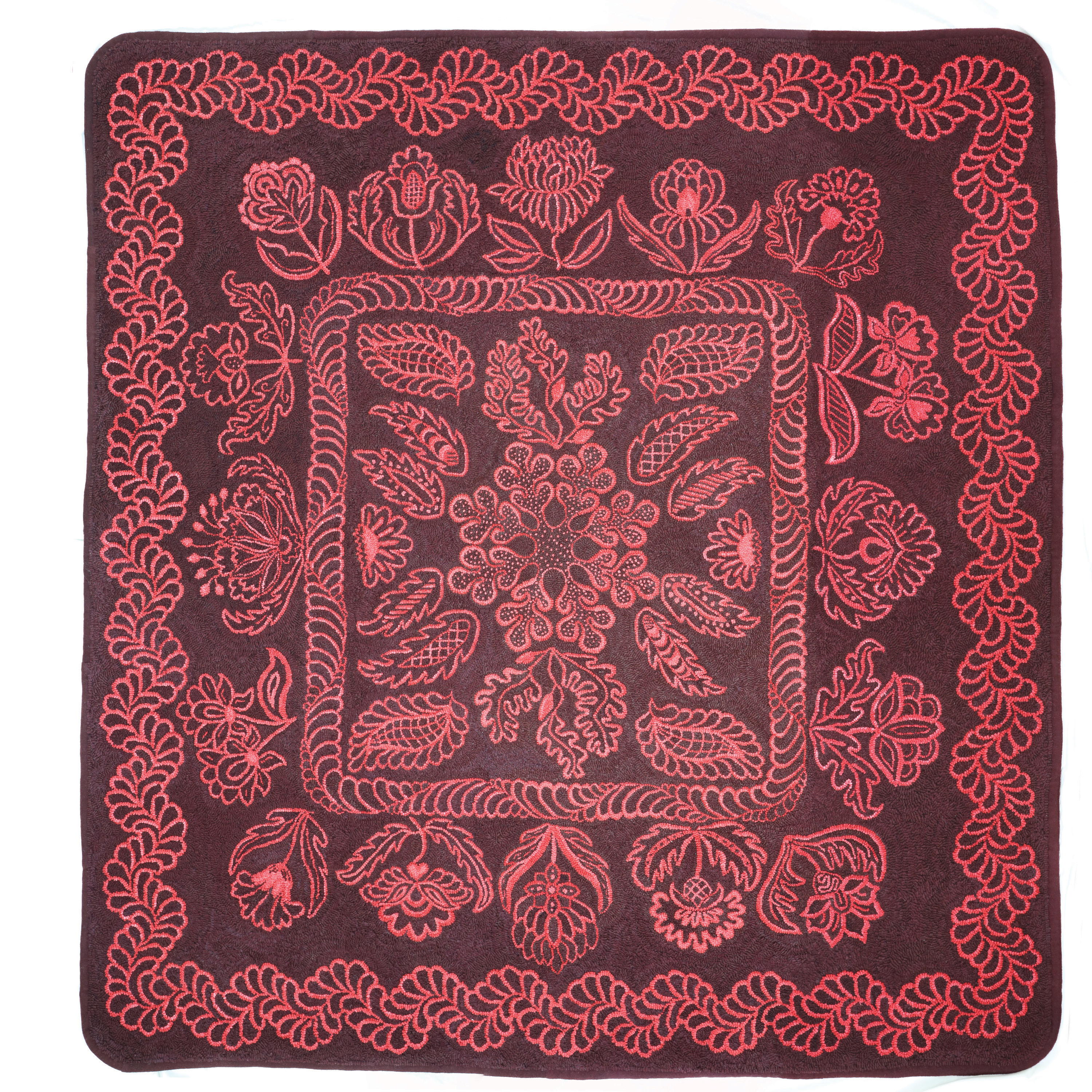The Red Rug | rughookingmagazine.com