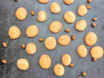 Orange Dacquoise Cookies