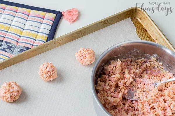 Sweetheart Pink Cereal Treats