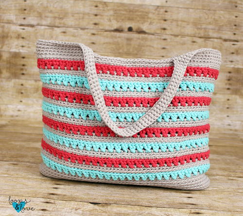 Beach Please Summer Tote | AllFreeCrochet.com