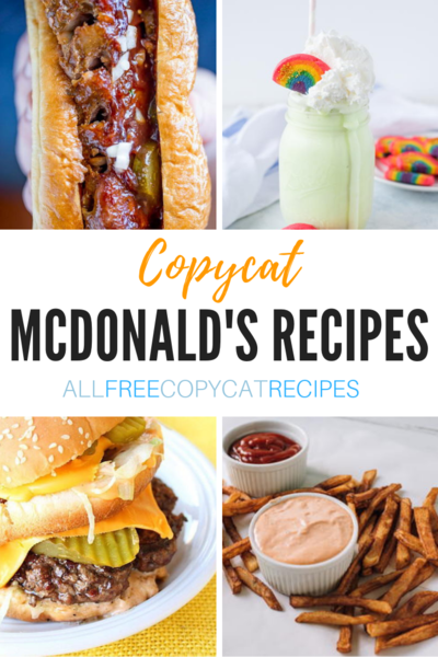 15 Copycat McDonalds Recipes