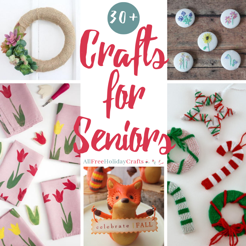 30+ Crafts for Seniors | AllFreeHolidayCrafts.com