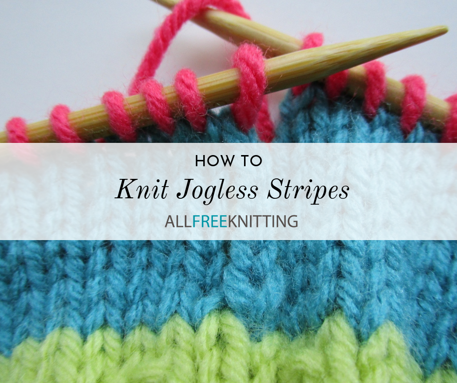 Knitting Jogless Stripes