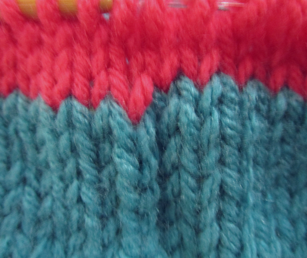 Jog in Knitting