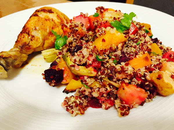 Quinoa Roast Veggies Salad