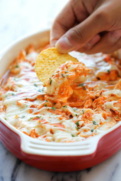 Restaurant Style Buffalo Chicken Dip