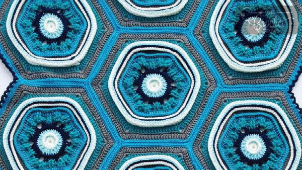 Enchanting Blue Crochet Blanket Pattern