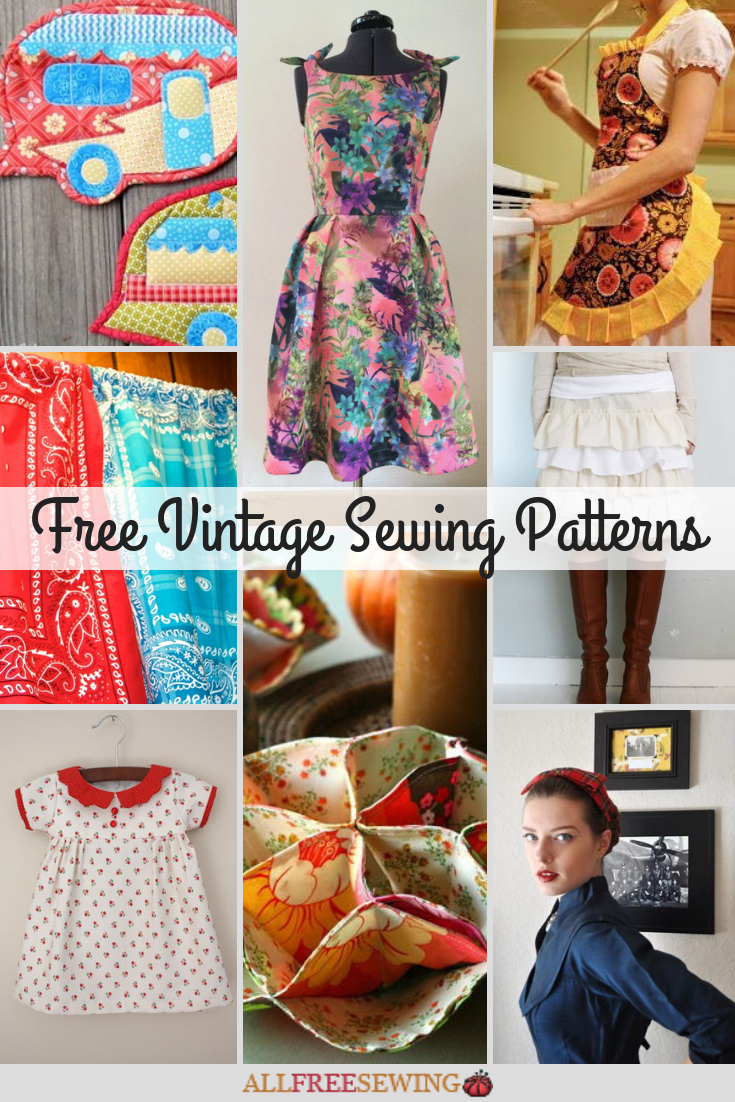 45+ Free Vintage Sewing Patterns