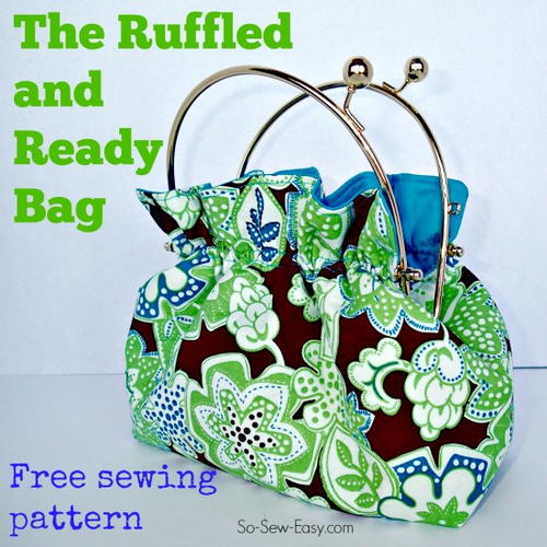 Free Bag Pattern the Ruffled and Ready Bag | FaveCrafts.com