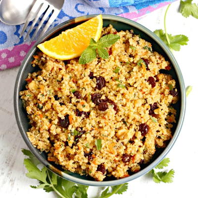 Orange Scented Quinoa Side Dish