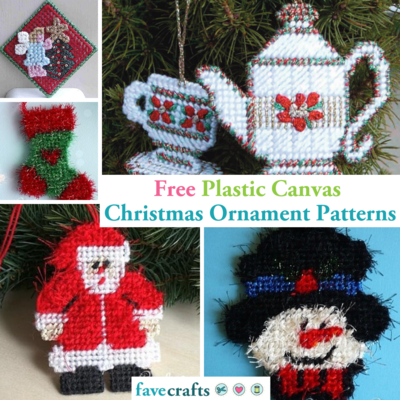 12 Free Plastic Canvas Christmas Ornament Patterns