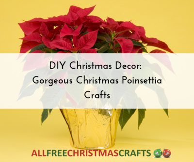 24 Gorgeous Christmas Poinsettia Crafts