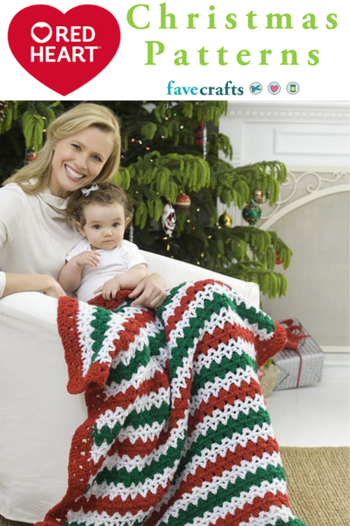 40+ Red Heart Christmas Patterns | FaveCrafts.com