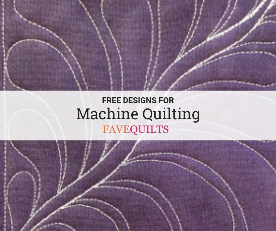 30 free quilting designs for machine quilting favequilts com