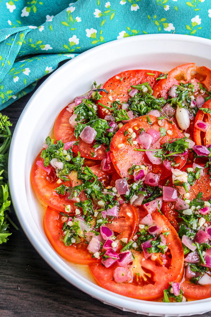 Killer Marinated Tomatoes Recipe | FaveHealthyRecipes.com