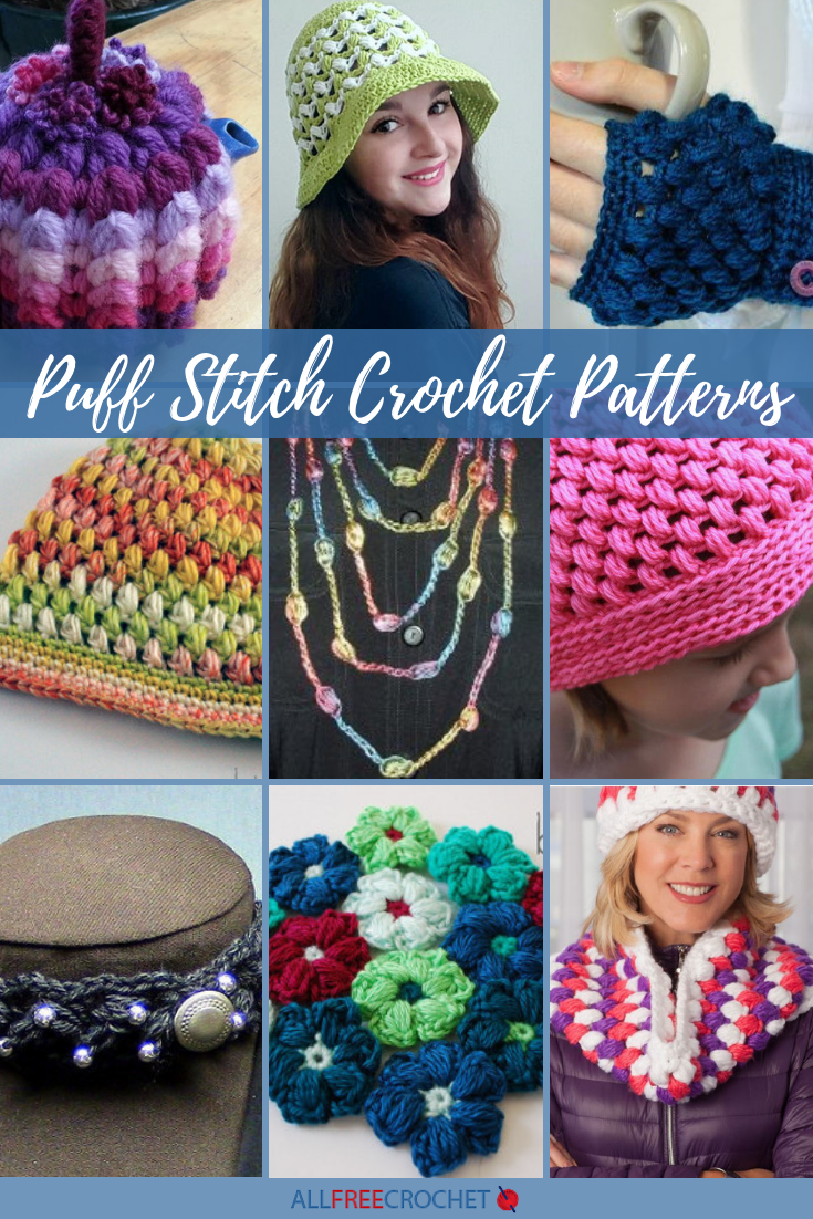 Textured Puff Stitch Crochet Blanket Pattern - Easy Crochet Patterns