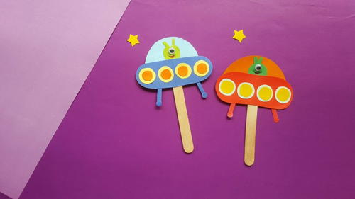 Easy Alien Spaceship Craft 