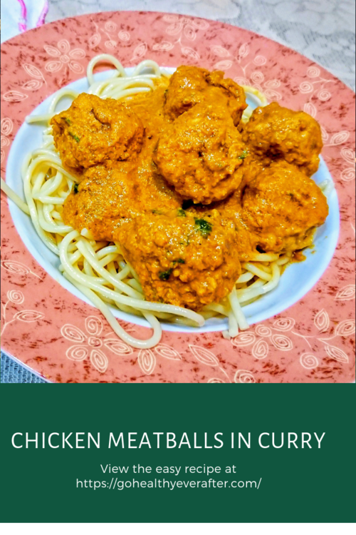 Chicken Meatballs in Curry