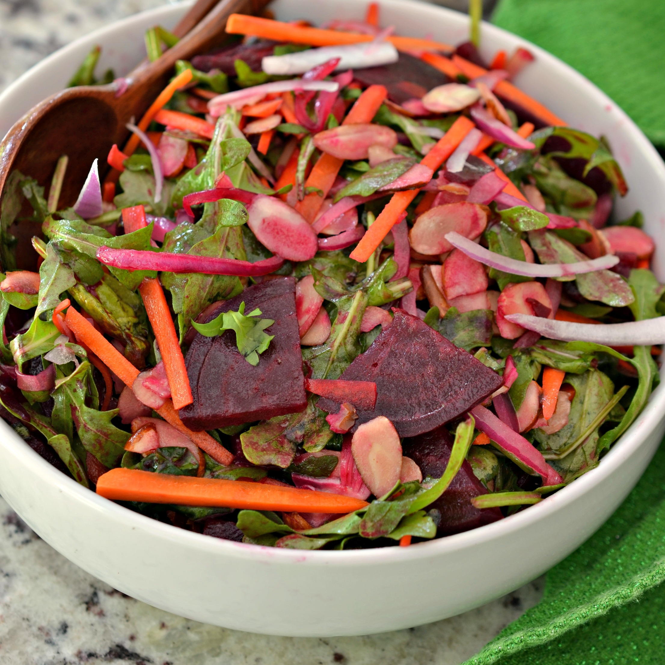 Beet Salad with Honey Mustard Vinaigrette