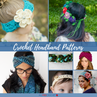 Whittier Headband – Crochet Pattern for Pinched Headband Using