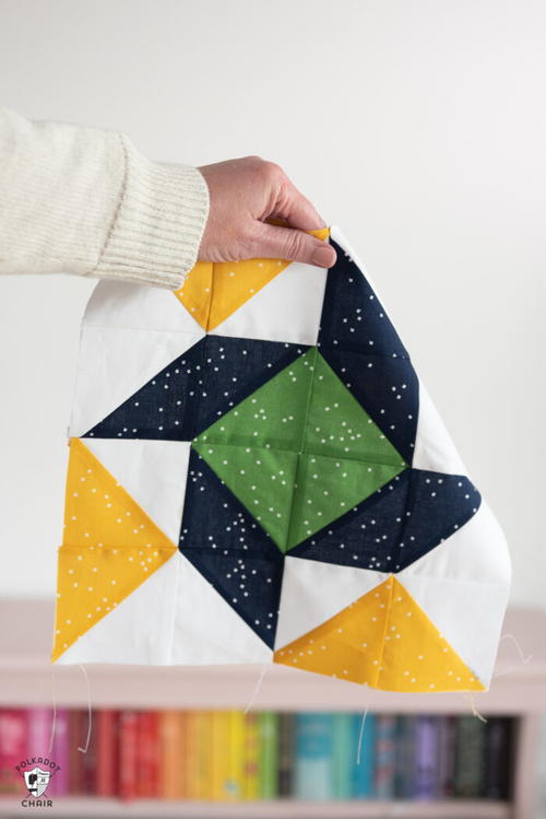 Sunshine and Stars Quilt Block