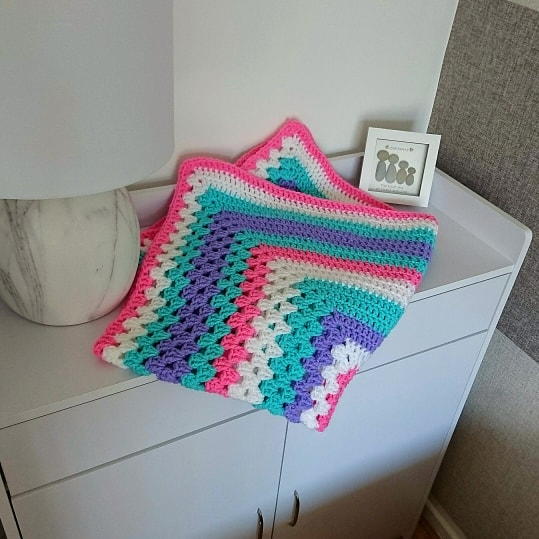 Two In One Granny Square Blanket