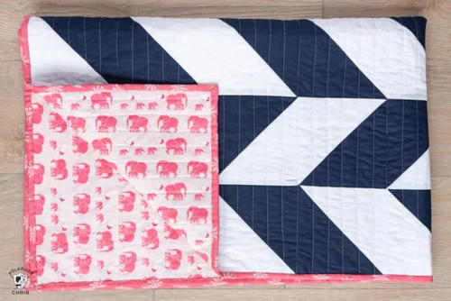 Herringbone Baby Quilt Pattern