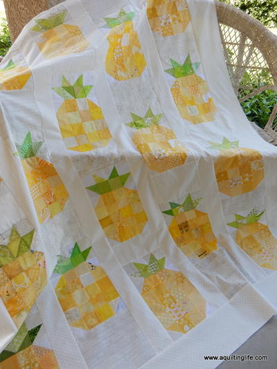 Pineapple Quilt Top