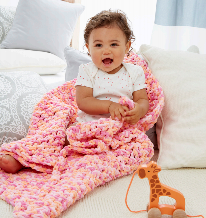 Bernat Baby Blanket Yarn 6-pack - Peachy - 9001057