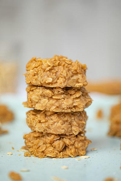 No Bake Peanut Butter Cookies 