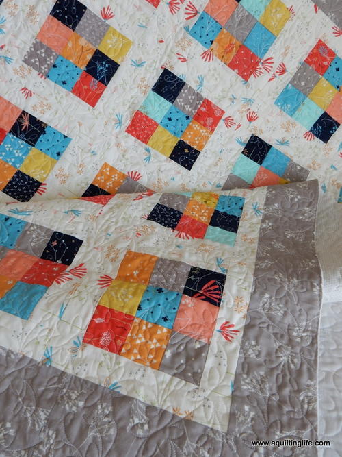 Scrappy Nine Patch Quilt