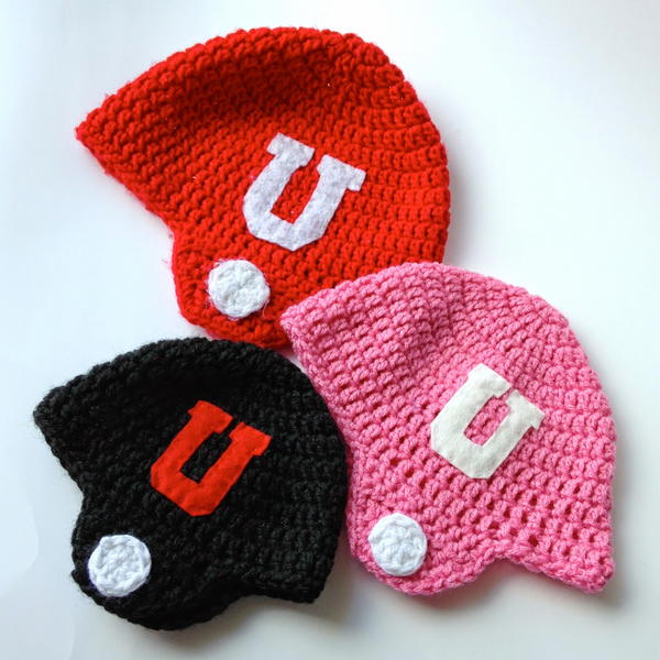 Cute Sports Helmet Kids Crochet Hat