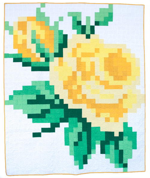 Yellow Texas Rose Quilt