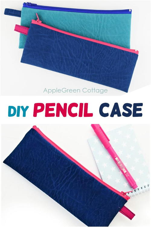 Colorful DIY Pencil Case | DIYIdeaCenter.com