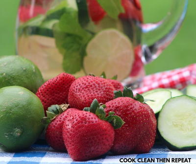 Infused Water with Fresh Fruit